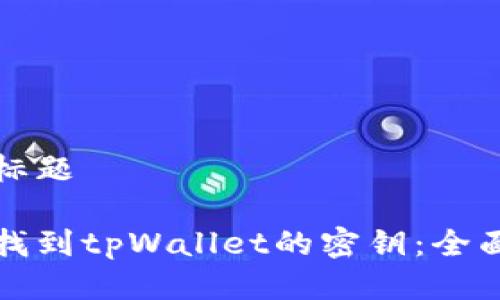 思考标题

如何找到tpWallet的密钥：全面指南