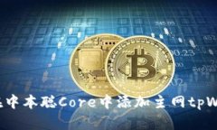 如何在中本聪Core中添加主